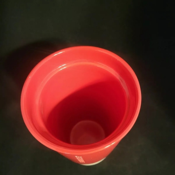 New NoTagStarbucks 2017 Holiday Red Joyful Ceramic Traveler 12 fl oz Tumbler Mug - Picture 4 of 9
